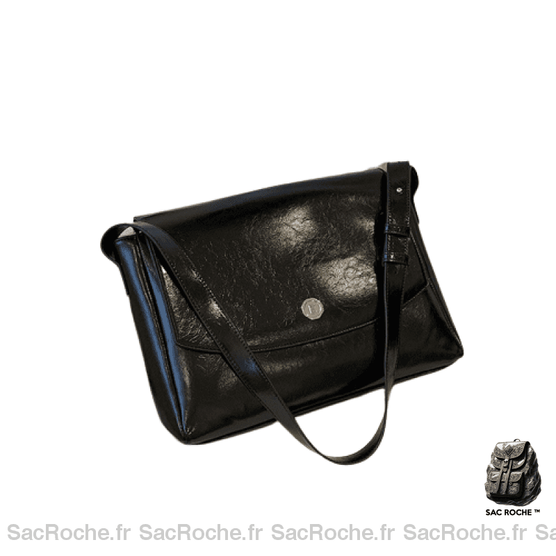 Sac Besace Femme Enseignant Noir / 36Cmx26Cmx8Cm