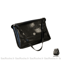 Sac Besace Femme Enseignant - modèle Noir / 36cmx26cmx8cm - Sac Roche ™