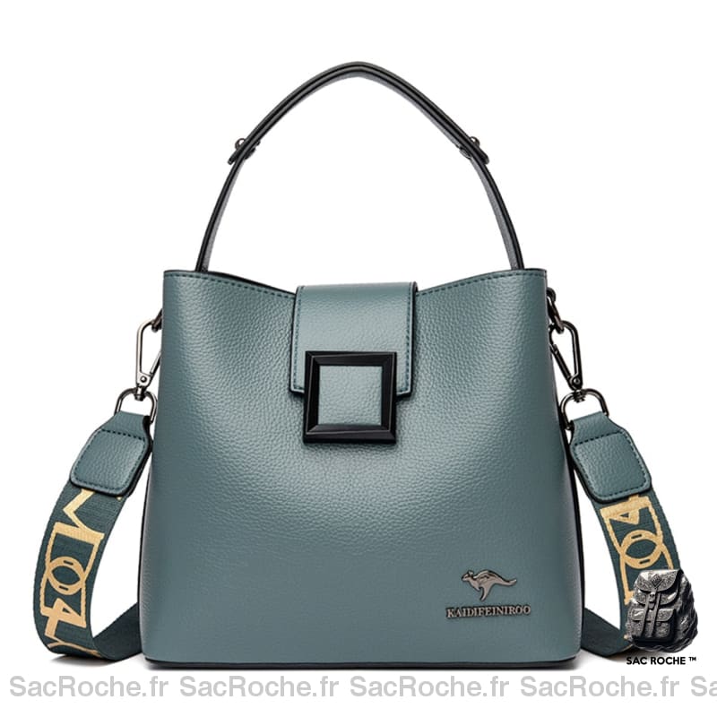 Sac Besace Femme Grand Format Bleu