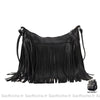 Sac Besace Femme Grand Format Noir / 27X22X7Cm