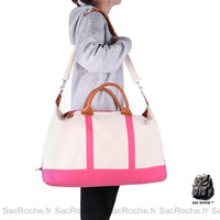 Sac Besace Femme Grand Format - modèle Rose - Sac Roche ™
