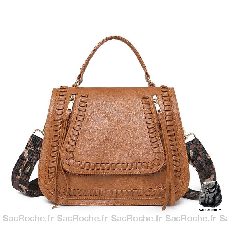 Sac Besace Femme Grande Taille Marron