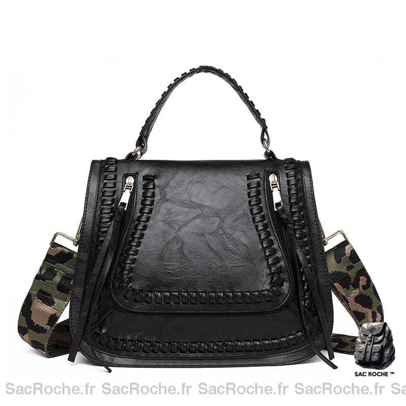 Sac Besace Femme Grande Taille Noir