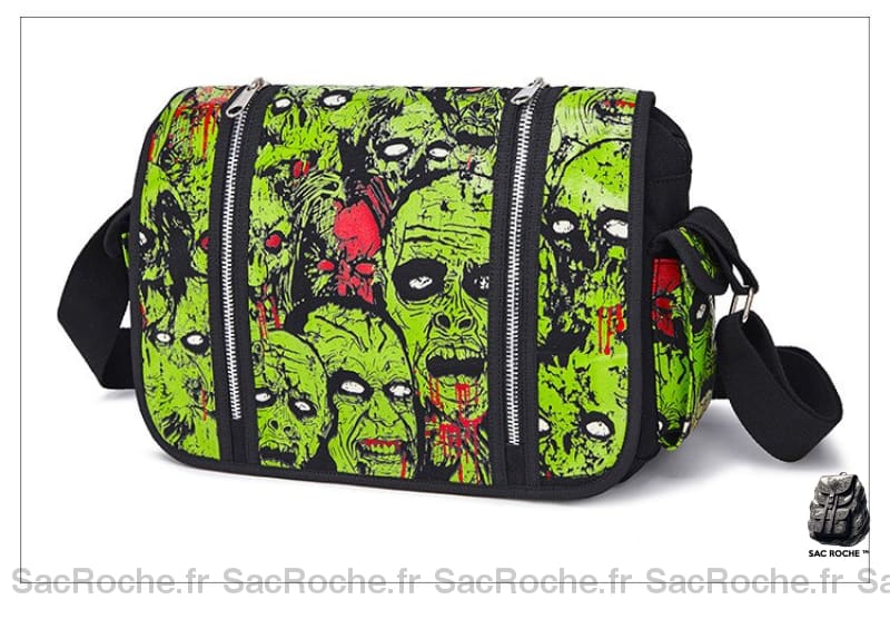 Sac Besace Femme Lycée Chic Vert