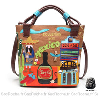Sac Besace Femme Multicolore - Sac Roche ™