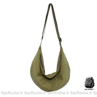 Sac Besace Femme Multifonctionnel Vert