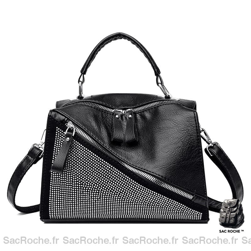 Sac Besace Femme Noir 1 / 25X12X18Cm