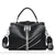 Sac Besace Femme Noir - modèle 2 / 25x12x18cm - Sac Roche ™