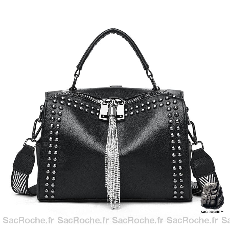 Sac Besace Femme Noir 4 / 25X12X18Cm