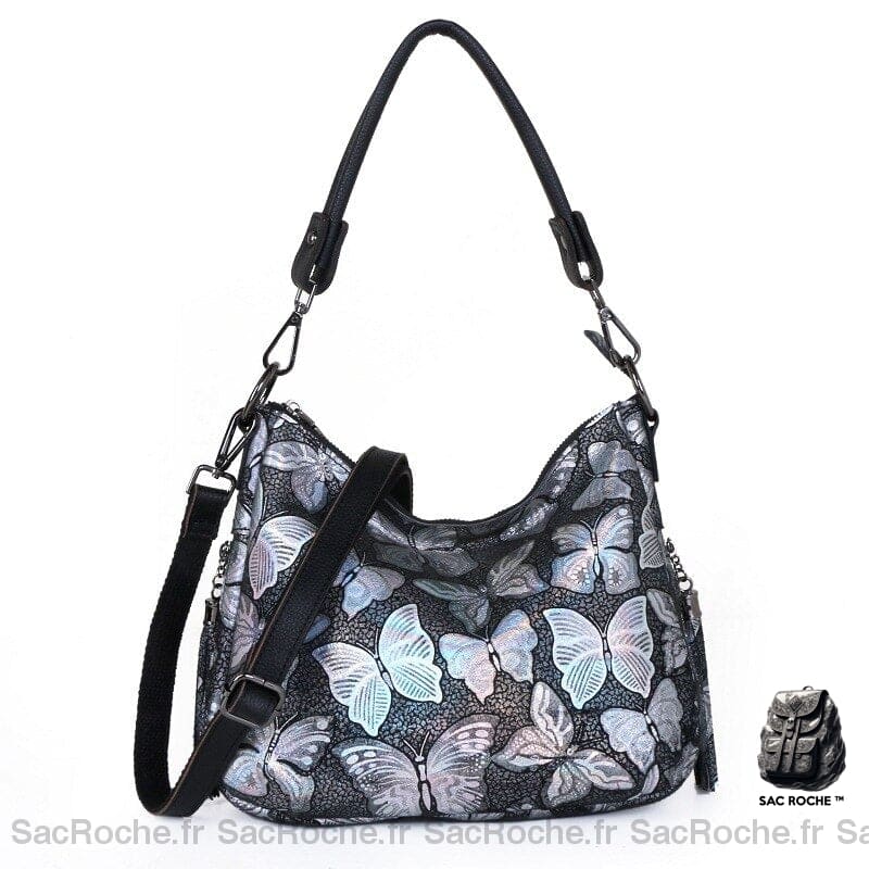 Sac Besace Femme Noir