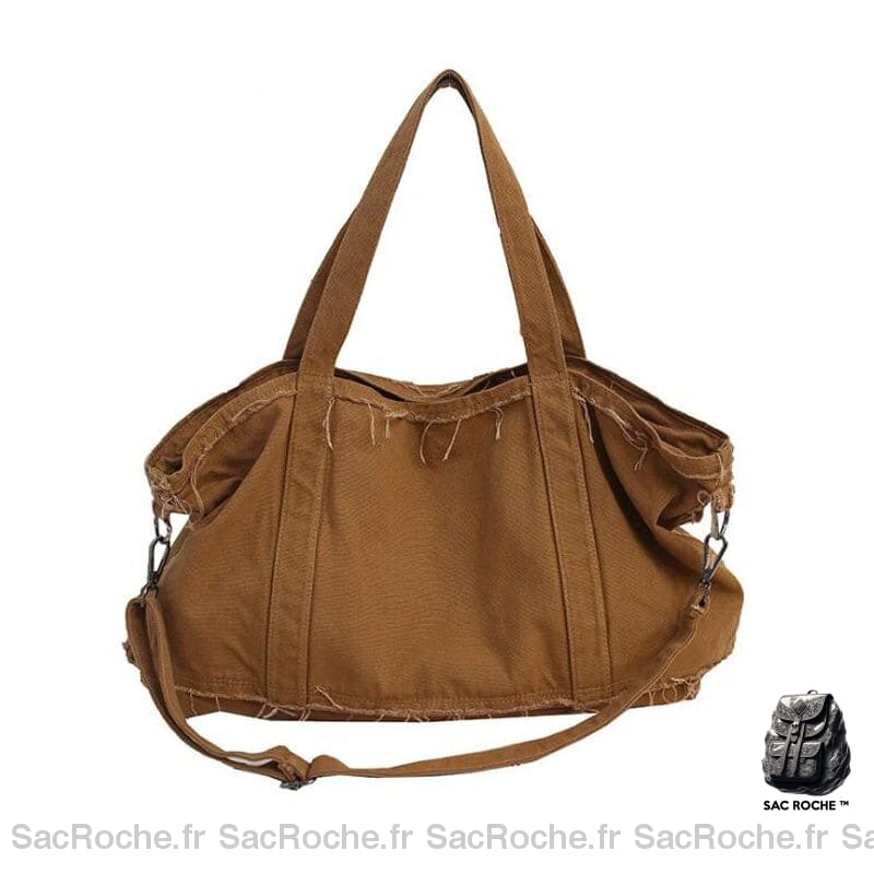 Sac Besace Femme Original Grand Marron / 59X31X12Cm