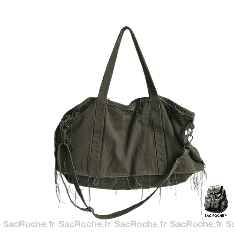 Sac Besace Femme Original Grand Vert / 59X31X12Cm