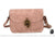 Sac Besace Femme Pas Cher - modèle Rose / 20cm x 14cm x 6cm - Sac Roche ™
