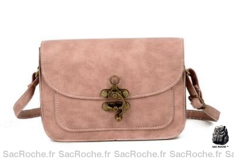 Sac Besace Femme Pas Cher Rose / 20Cm X 14Cm 6Cm