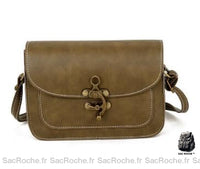 Sac Besace Femme Pas Cher - modèle Vert / 20cm x 14cm x 6cm - Sac Roche ™