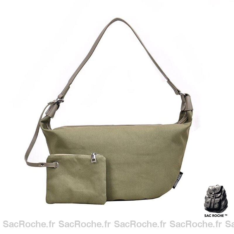 Sac Besace Femme Pour Cours Vert / 56Cm X 32Cm 1Cm