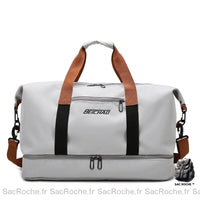 Sac Besace Femme pour le Sport - modèle Gris / 46x28x25cm - Sac Roche ™