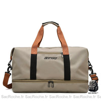 Sac Besace Femme pour le Sport - modèle Kaki / 46x28x25cm - Sac Roche ™