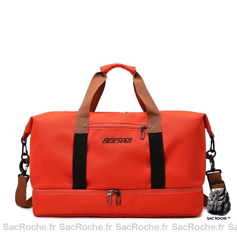 Sac Besace Femme Pour Le Sport Rouge / 46X28X25Cm