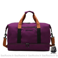 Sac Besace Femme pour le Sport - modèle Violet / 46x28x25cm - Sac Roche ™