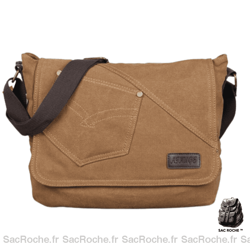 Sac Besace Femme Pour Ordinateur Kaki / 32X29X10Cm