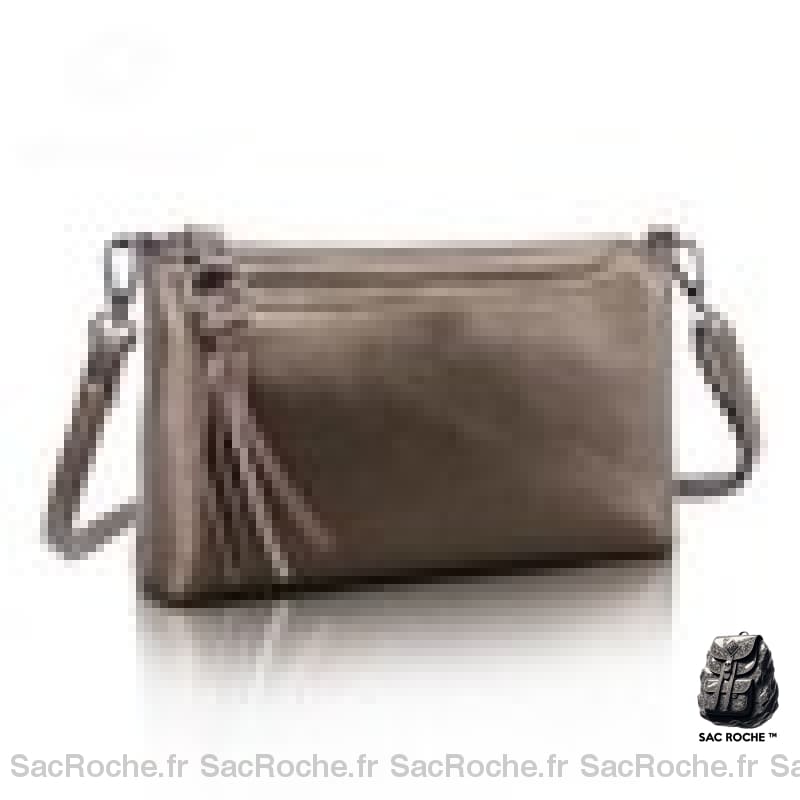 Sac Besace Femme Rectangulaire Bronze