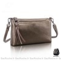 Sac Besace Femme Rectangulaire - modèle Bronze - Sac Roche ™