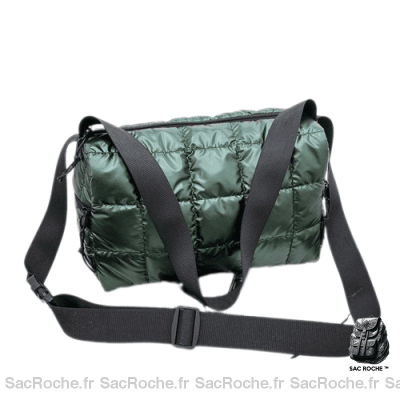 Sac Besace Femme Rembourré Vert / 36X13X27Cm