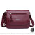 Sac Besace Femme Simili Cuir - modèle Rouge / 24x8x23 cm - Sac Roche ™