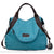 Sac Besace Femme Souple Fourre-Tout - modèle Bleu ciel - Sac Roche ™