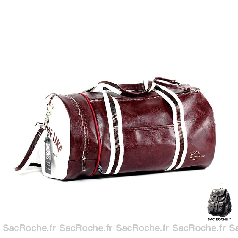 Sac Besace Femme Sportif Bordeaux / 45 X 30 30Cm