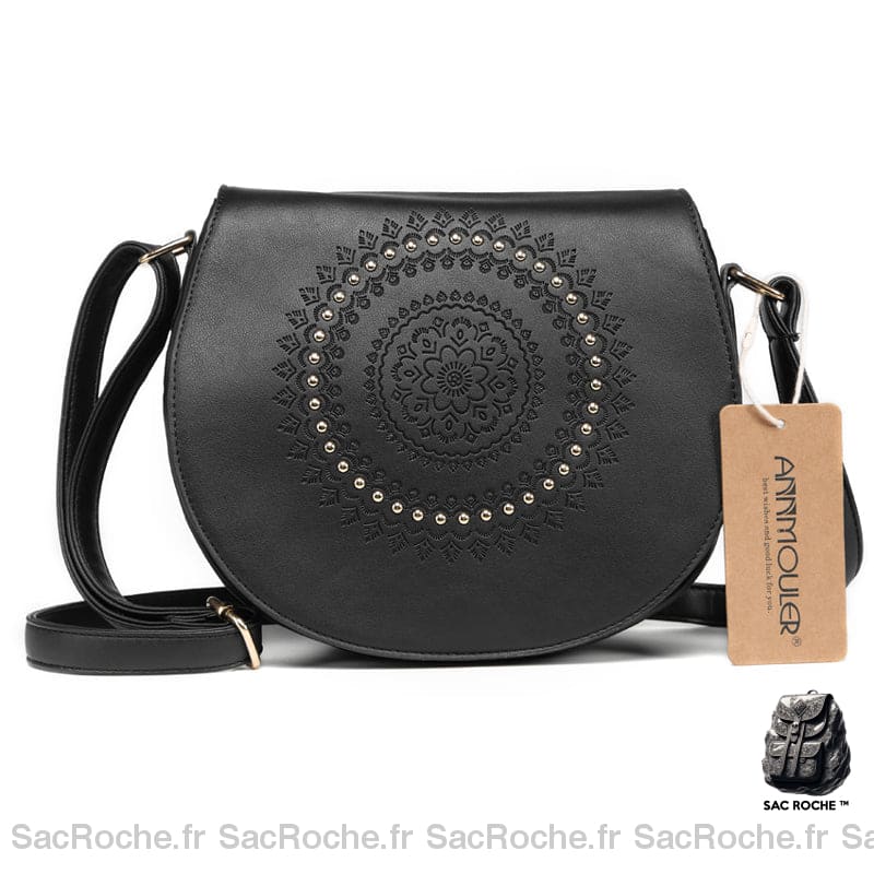 Sac Besace Femme Tendance - Porté Épaule Noir Sac À Main Femme