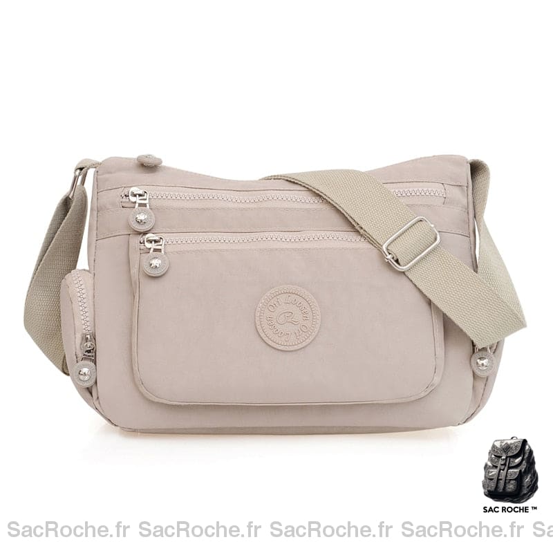 Sac Besace Femme Tissu Petit Prix Beige / 29 X11 X 21Cm