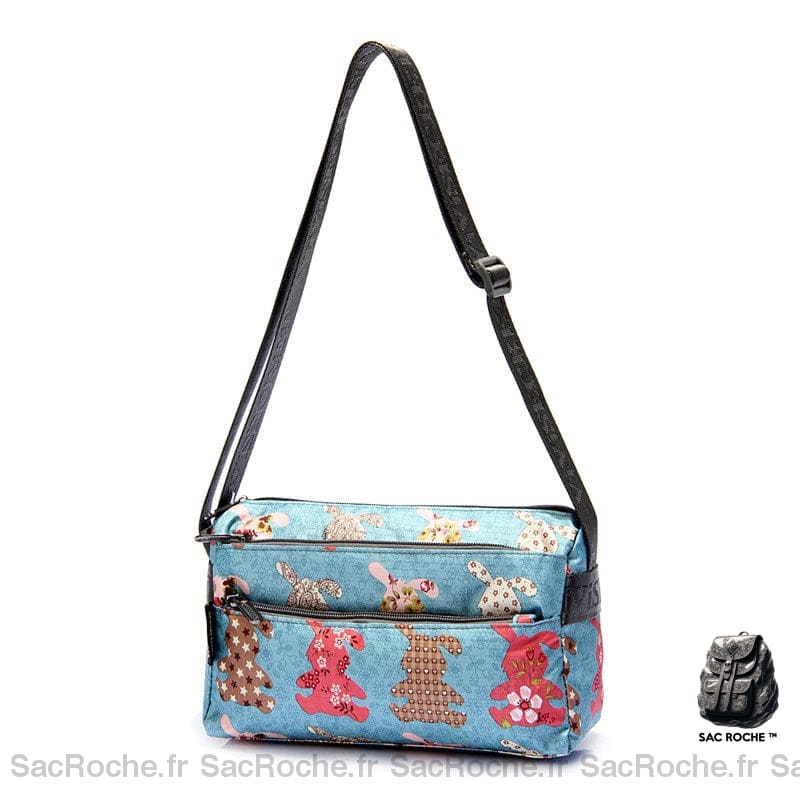 Sac Besace Femme Toile Imprimée 3 / 25Cm X 15Cm 9Cm