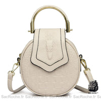 Sac Besace Femme Trendy - modèle Beige / 16x6x22cm - Sac Roche ™