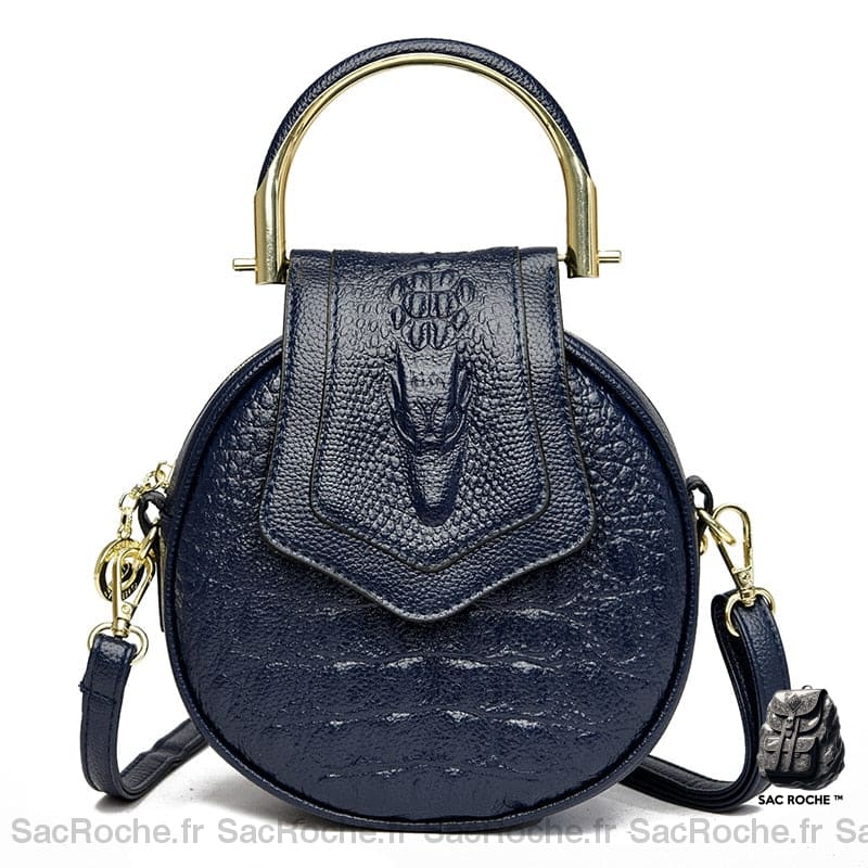 Sac Besace Femme Trendy Bleu Foncé / 16X6X22Cm