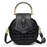 Sac Besace Femme Trendy - modèle Noir / 16x6x22cm - Sac Roche ™