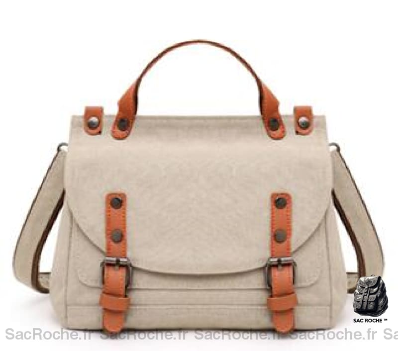 Sac Besace Femme Voyage Mini Ivoire