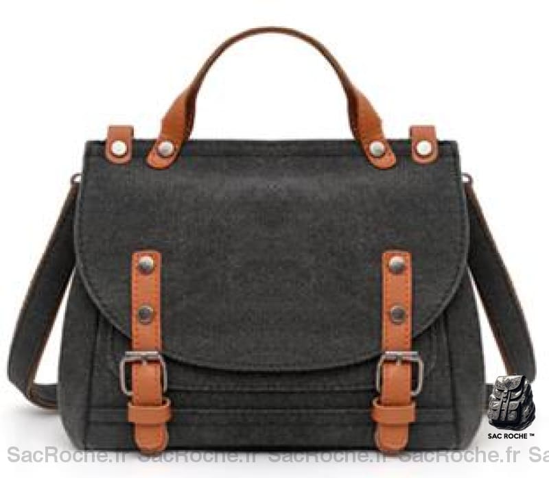 Sac Besace Femme Voyage Mini Noir