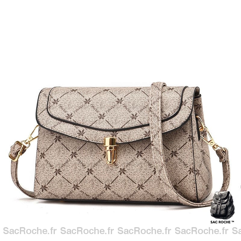 Sac Besace Luxe Pour Femme Beige / 21 X 11 15Cm