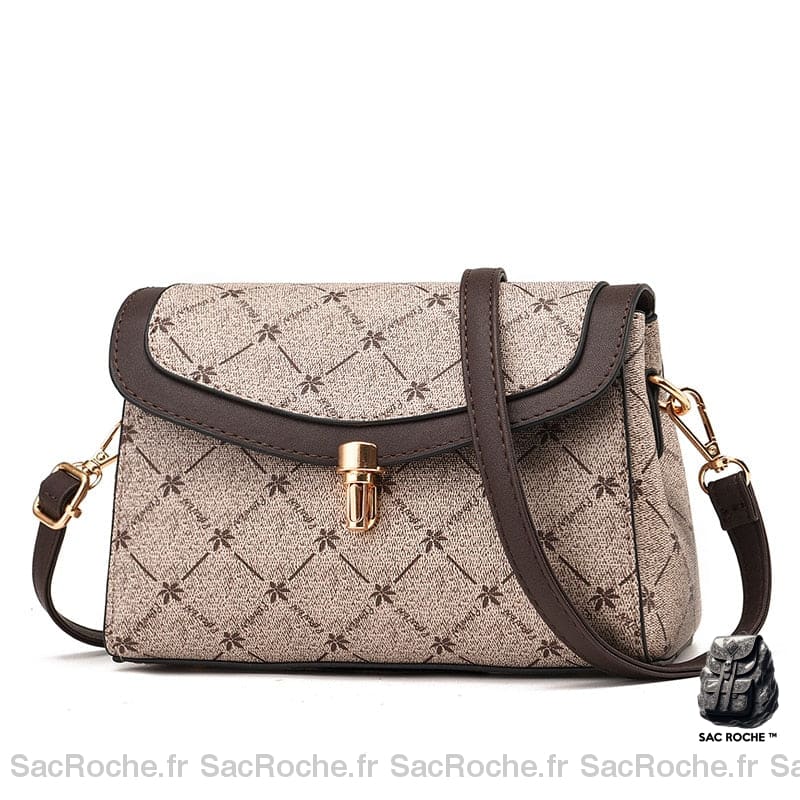 Sac Besace Luxe Pour Femme Café / 21 X 11 15Cm