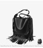 Sac Besace Noir Cuir Souple Femme / 28X11X31Cm