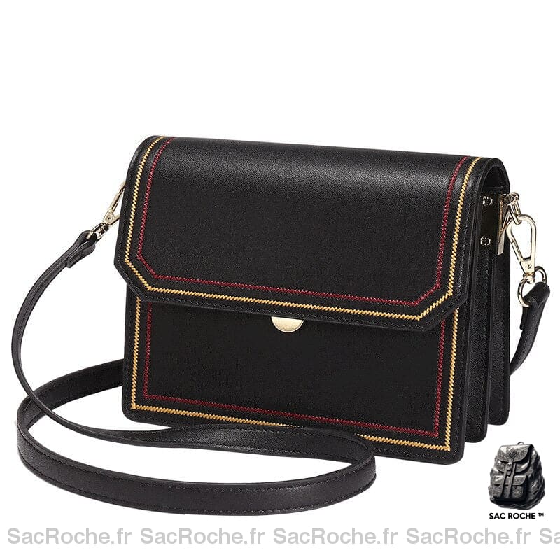 Sac Besace Noir Femme