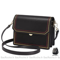 Sac Besace Noir Femme - Sac Roche ™