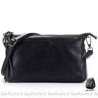 Sac Besace Noir Femme Grand - Sac Roche ™