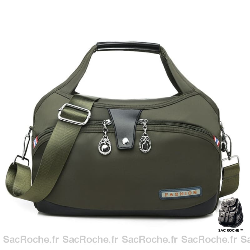 Sac Besace Nylon Femme - Pratique Et Élégant Vert / 29X12X19Cm