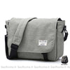 Sac Besace Ordinateur Femme Nylon Gris Clair / 25X33X12 Cm