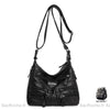 Sac Besace Poches Femme Noir