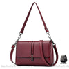 Sac Besace Rouge Femme Tendance Foncé