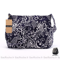 Sac Besace Tissu Femme - modèle Bleu - Sac Roche ™